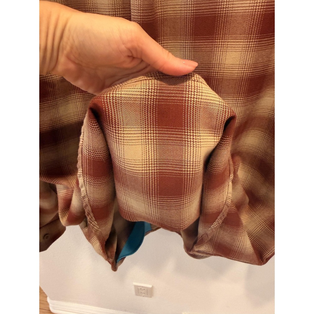 Dixxon Flannel Company Shirt Mens Plaid Pueblo Pearl Snap Button Long Sleeve L - Picture 7 of 16